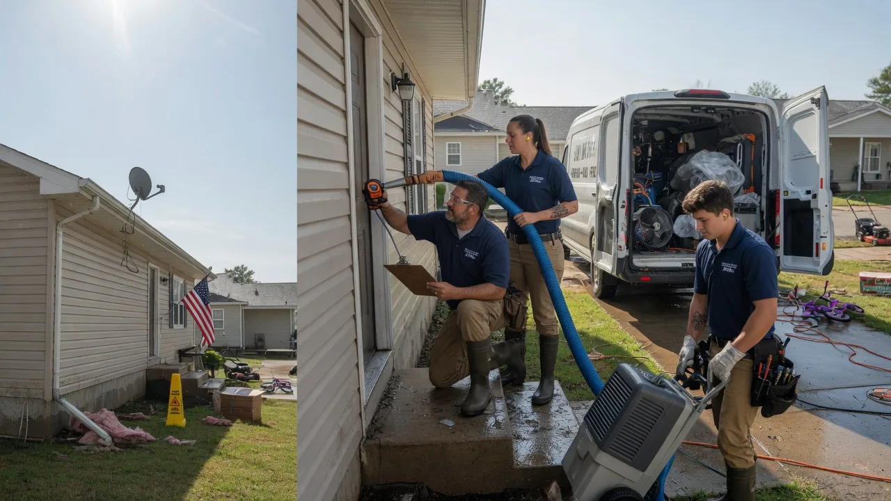 Ceiling Water Damage Restoration in Hosmer, SD near me